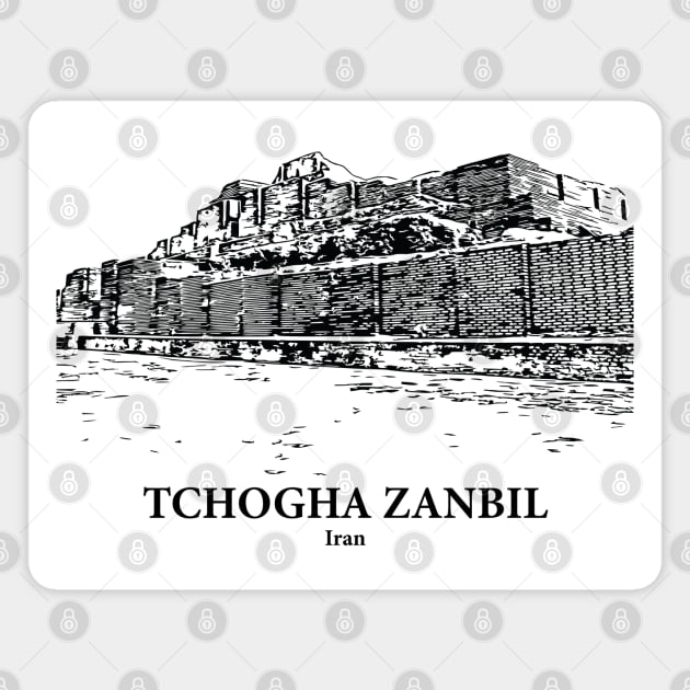 Tchogha Zanbil - Iran Magnet by Lakeric